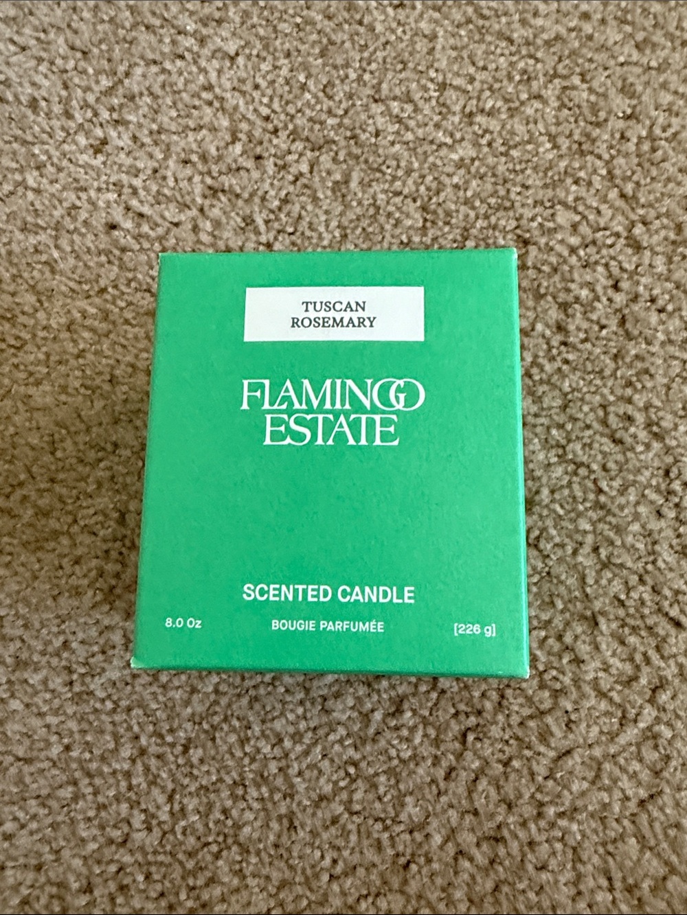 Flamingo Estate Climbing Tuscan Rosemary Candle 8 oz NIB